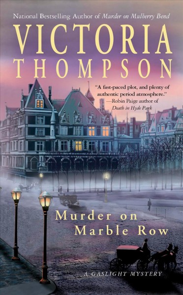 Murder on Marble Row : a gaslight mystery / Victoria Thompson