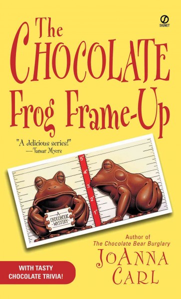 The chocolate frog frame-up [electronic resource] : a chocoholic mystery / JoAnna Carl.